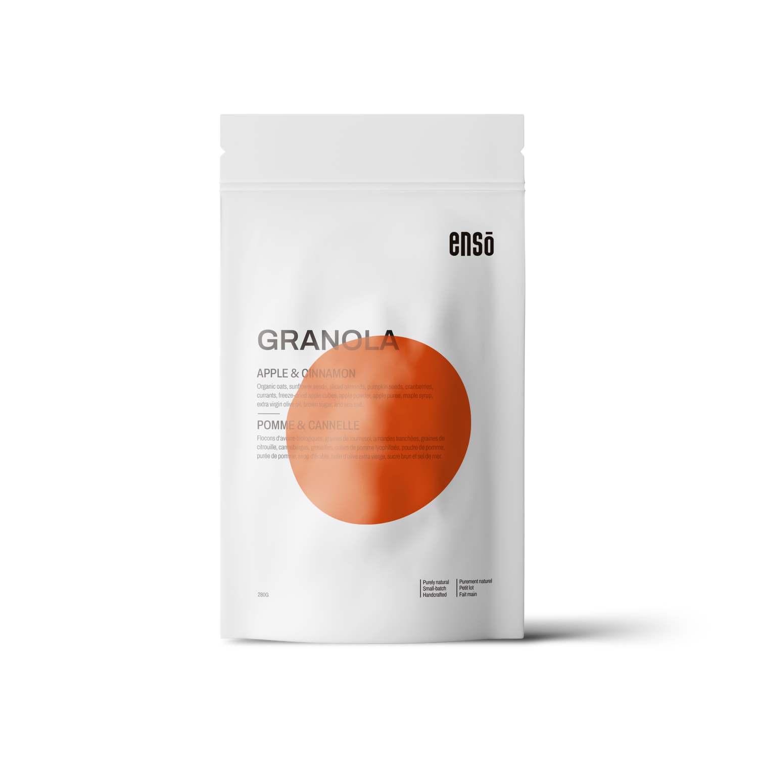 APPLE and CINNAMON GRANOLA - ENSO Granola