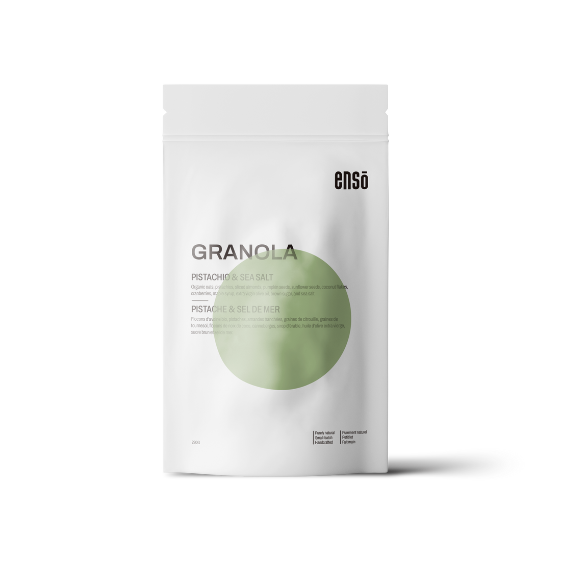 PISTACHIO and SEA SALT GRANOLA - ENSO Granola