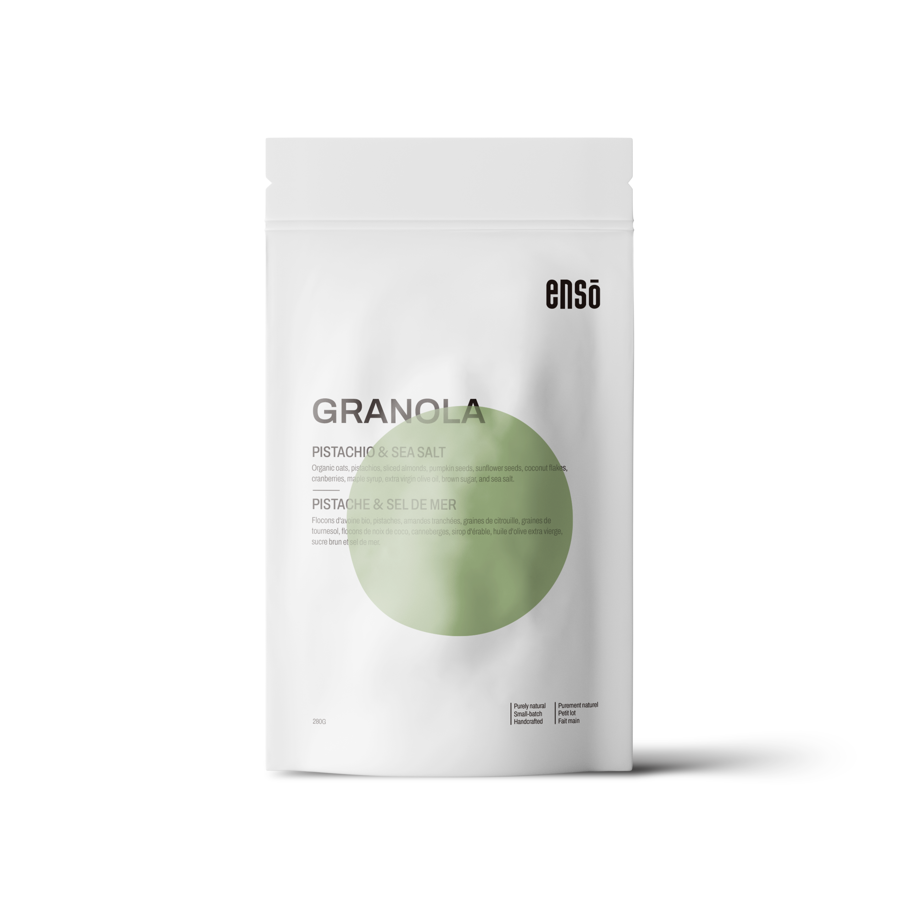 PISTACHIO and SEA SALT GRANOLA - ENSO Granola