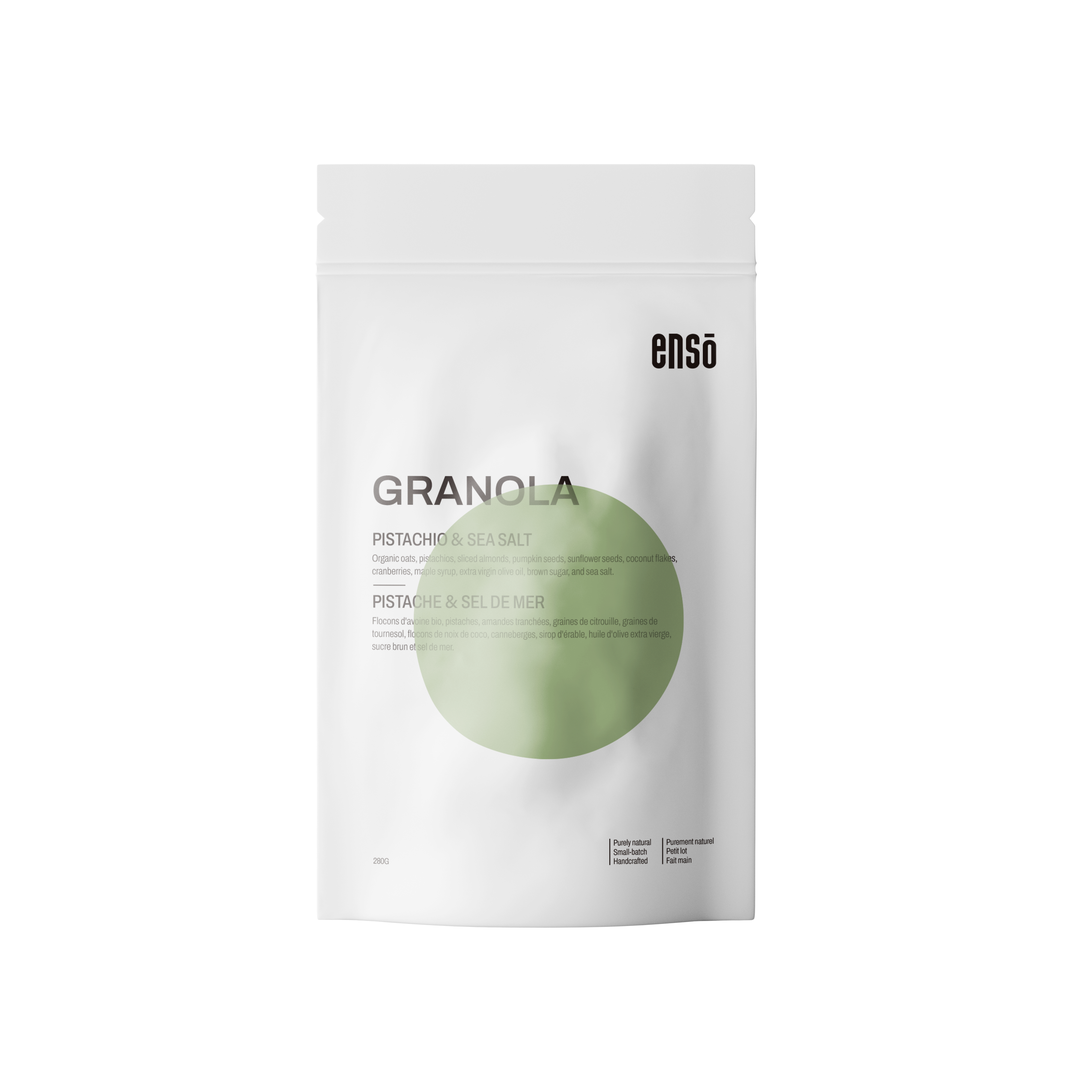 PISTACHIO and SEASALT GRANOLA Value Size - ENSO Granola